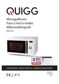 Notice QUIGG MG12A Ofen