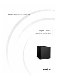 Notice VELODYNE DD12PLUS Caisson de basses