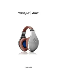 Notice VELODYNE VTRUE STUDIO Earphones