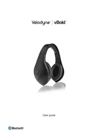 Notice VELODYNE VBOLD Earphones