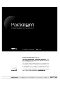 Paradigm UltraCube 10 - Subwoofer