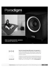 Paradigm PDR 100 - Subwoofer