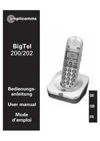 Notice Amplicomms BIGTEL 200 Téléphone