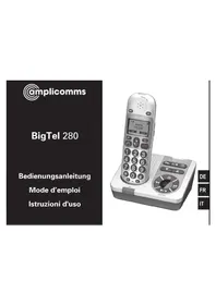Notice Amplicomms BIGTEL 280 Telefon