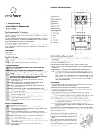 Notice Renkforce AOK2805 Sonneur d'alarme