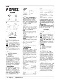 Notice Perel EDB8 Sonnette de portes