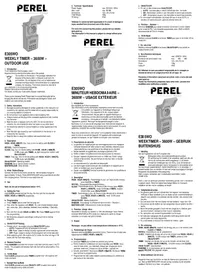Perel E305WO - Commutateur