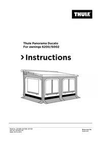 Notice THULE PANORAMA DUCATO 6002 Camping