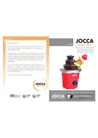 Notice JOCCA 4382 Appareil à fondue, raclette et wok
