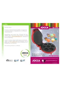 Notice JOCCA 5512 Appareil à fondue, raclette et wok