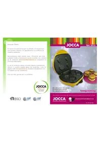 Notice JOCCA 5515 Appareil à fondue, raclette et wok