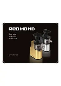 Notice Redmond RJ910SE Food Processor