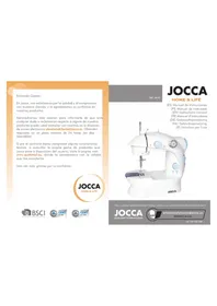 Notice JOCCA 6642 Nähmaschine