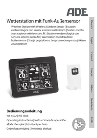 Notice ADE WS 1503 Station Météo