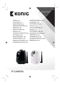 Notice KONIG SASIPCAM110 Câmera de vigilância