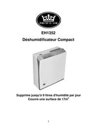 Notice Prem-I-Air EH1352 Humidificateur