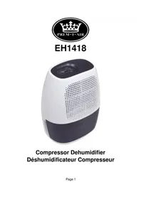 Notice Prem-I-Air EH1418 Humidifier