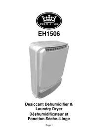 Notice Prem-I-Air EH1506 Humidifier