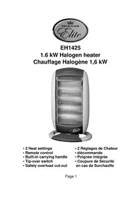 Notice Prem-I-Air EH1425 Heating