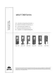 Notice Jøtul F 360 Riscaldamento
