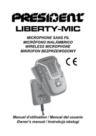 Notice PRESIDENT LIBERTYMIC Walkie-talkie