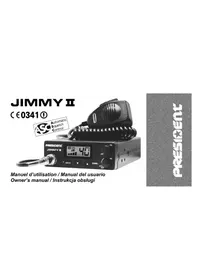 Notice PRESIDENT JIMMY II Talkie Walkie