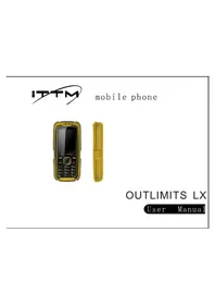 Notice ITT OUTLIMITS LX Téléphone mobile