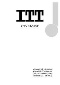 Notice ITT CTV 2150 ST Téléviseur