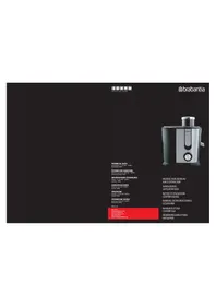 Notice BRABANTIA BBEK1123 Extracteur de jus