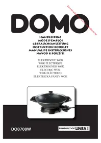 Notice DOMO DO8708W Appareil à fondue, raclette et wok