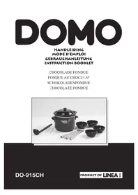 Notice DOMO DO915CH Appareil à fondue, raclette et wok