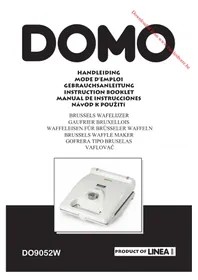 Notice DOMO DO9052W Wafelijzer
