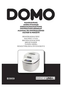 Notice DOMO B3959 Máquina de pan