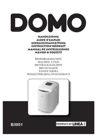 Notice DOMO B3951 Máquina de pan