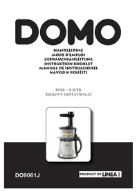 Notice DOMO DO9061J Extractor de jugo