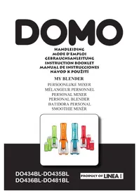 Notice DOMO DO434BL Blender