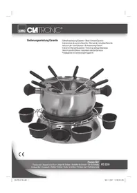 CLATRONIC FD 3219 - Fondue-, raclette- og wokapparat