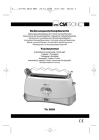 CLATRONIC TA 2820 - Tostadora