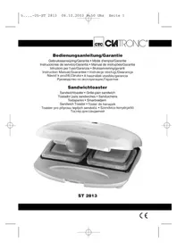 CLATRONIC ST 2813 - Fondue-, raclette- og wokapparat