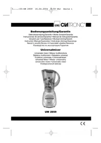 CLATRONIC UM 2859 - Mikserbord