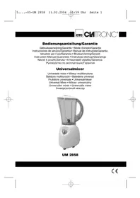 CLATRONIC UM 2858 - Keverőpult