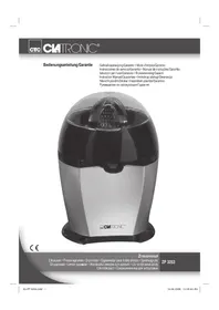 Notice CLATRONIC ZP 3253 Espremedores de citrinos