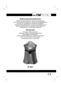 Notice CLATRONIC ZP 2891 Lisovače citrusů