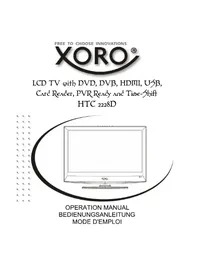 XORO HTC 2228D - TV