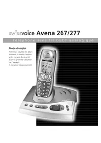 Notice SWISSVOICE AVENA 267 Téléphone