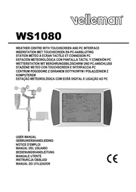 Notice VELLEMAN WS1080 Wetterstation