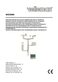 Notice VELLEMAN WS3080 Wetterstation