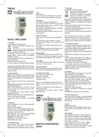 VELLEMAN TIMER8S - Commutateur