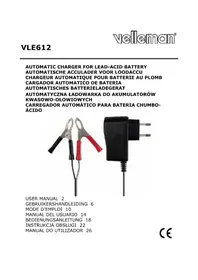 VELLEMAN VLE612 - Batterijlader