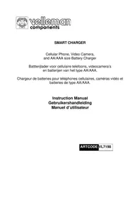 VELLEMAN VL7198 - Chargeur de piles